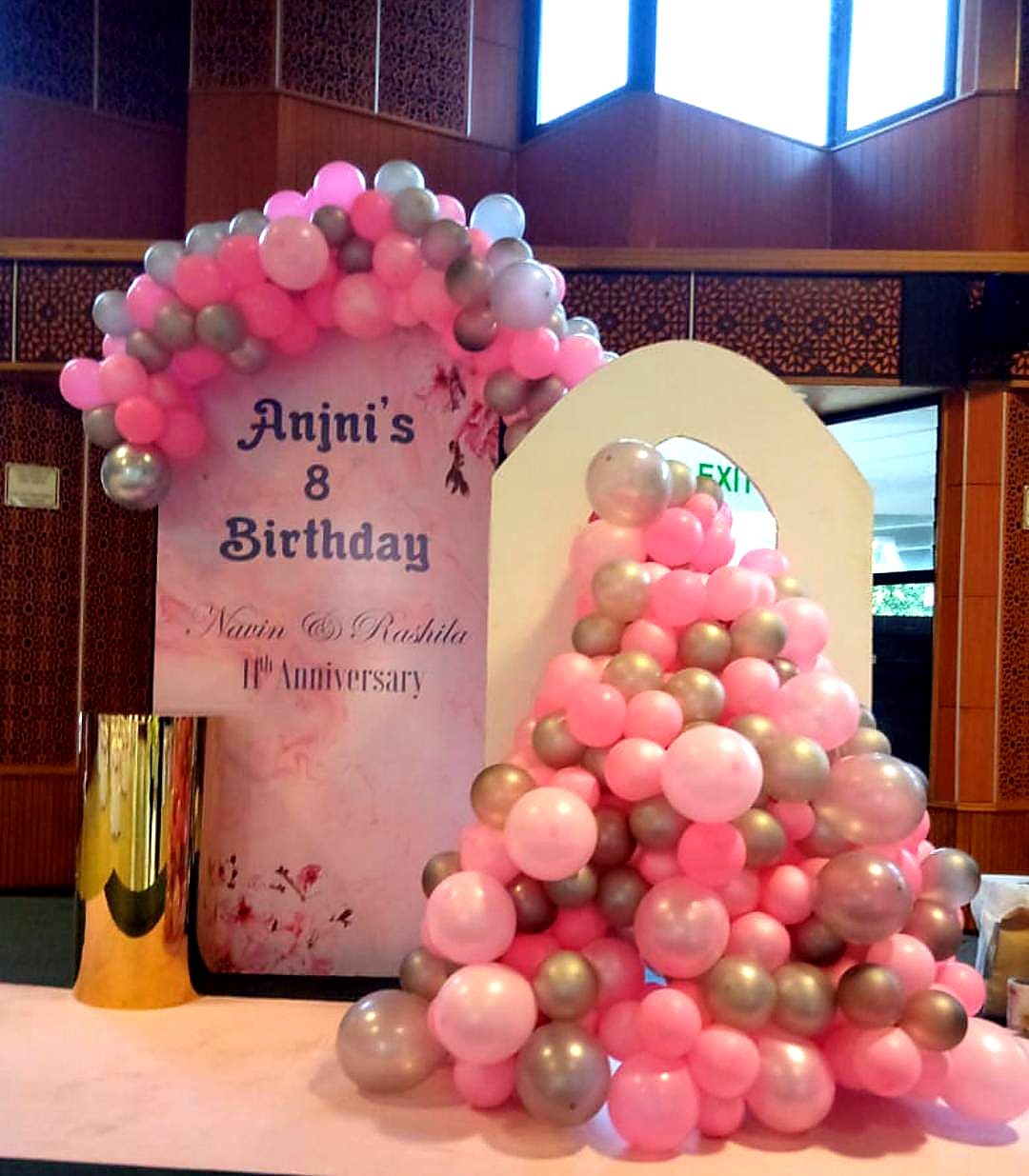 Duo-Door Balloon Backdrop & Designer Cake Stand for Hire in Nairobi - view 5