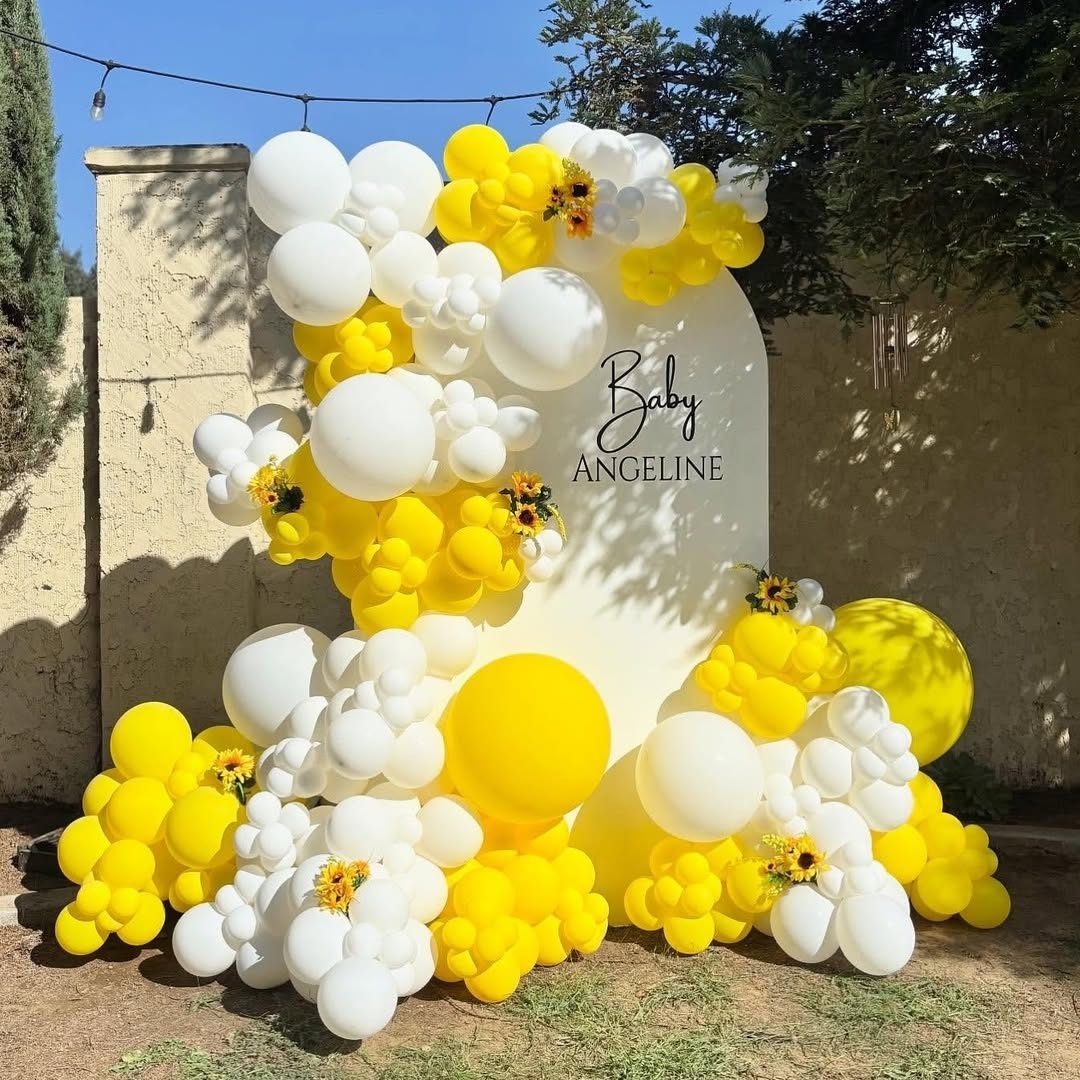 Birthday-Themed Luxe Doorway Balloon Arch & Pedestal Cake Stand for Hire in Nairobi - view 4