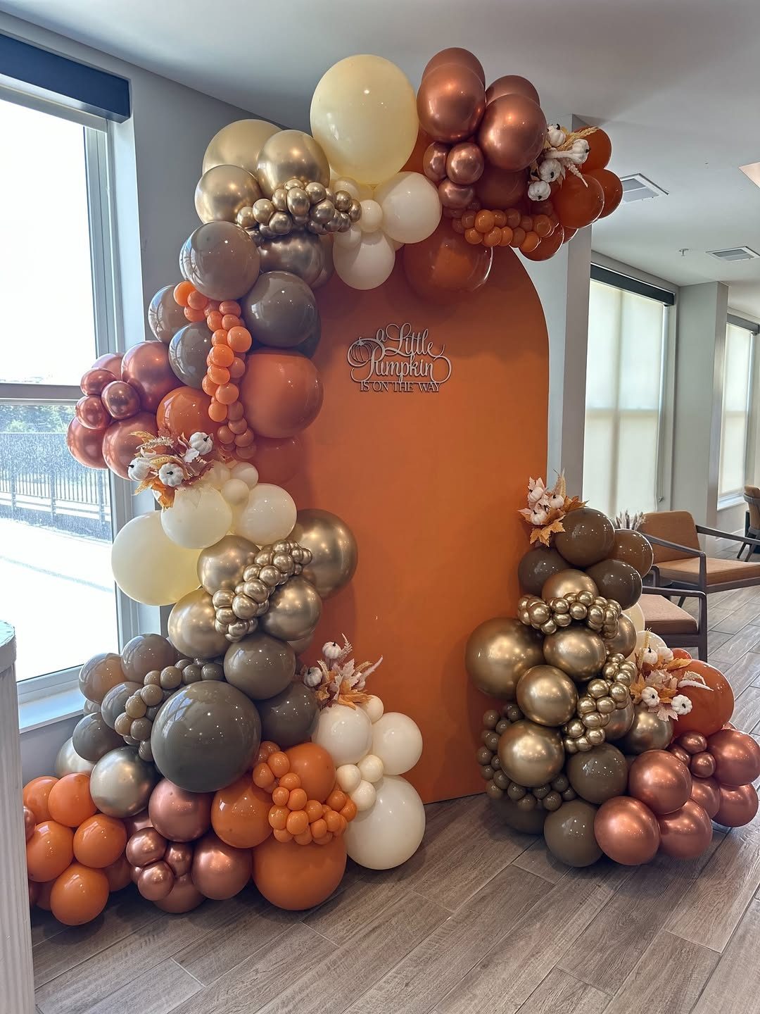 Birthday-Themed Luxe Doorway Balloon Arch & Pedestal Cake Stand for Hire in Nairobi