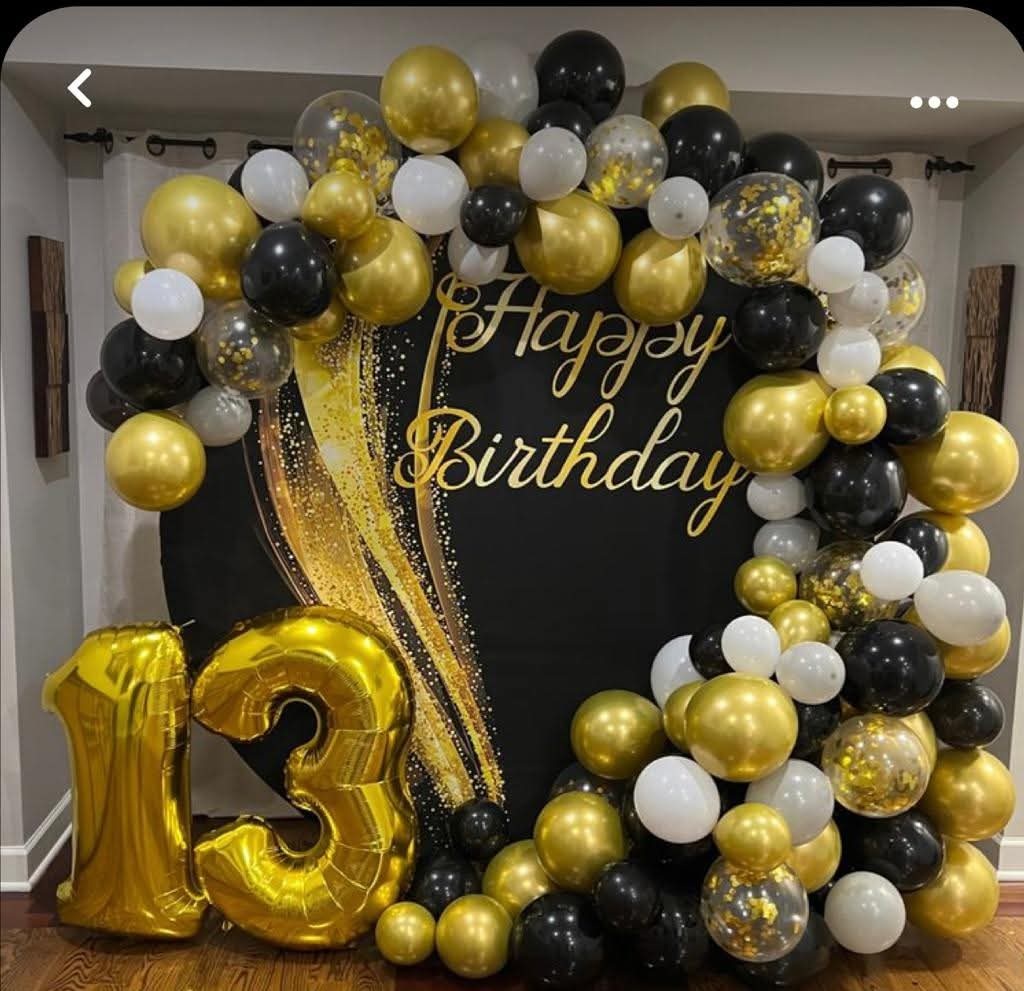 Luxe Round Board Balloon Arch and Pedestal Cake Stand with Themed Balloons Decor for Hire in Nairobi - view 3