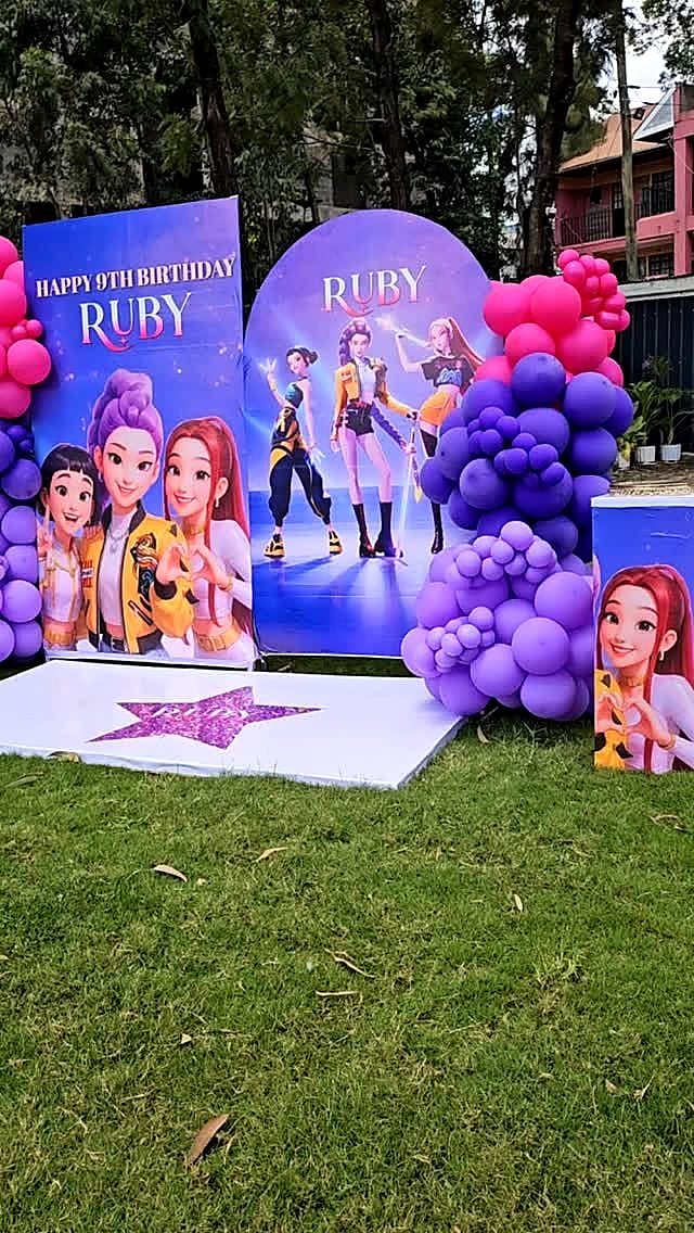 Showstopper Double-Door Balloon Wall Backdrop & VIP Stage for Hire in Nairobi - view 4