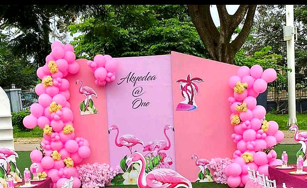 Triple-Door Balloon Backdrop, Dual Cake Stands & Event Decor for Hire in Nairobi - view 5