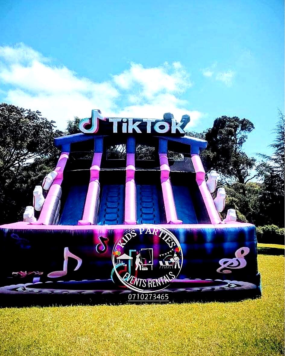 Gigantic TikTok Bouncy Dry Slide for Hire in Nairobi - view 2