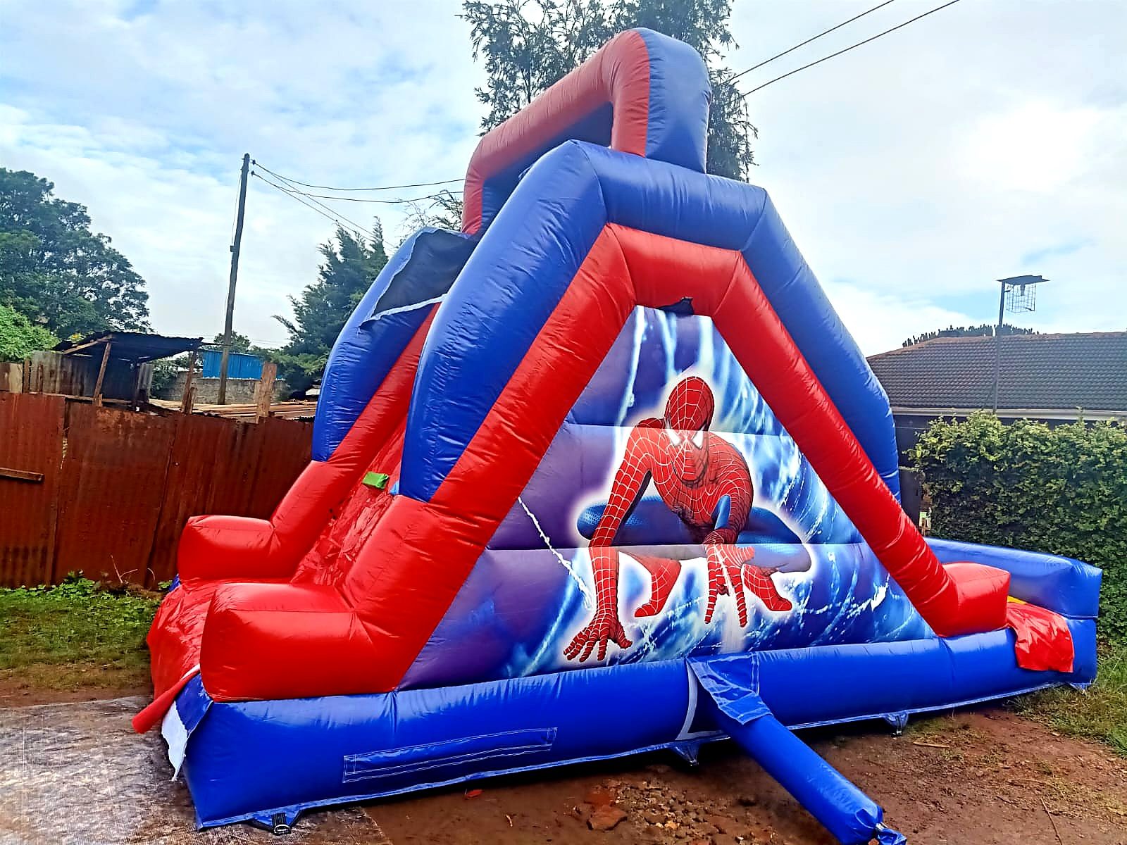 Spiderman Bounce Bouncy Dry Slide for Hire in Nairobi - view 2