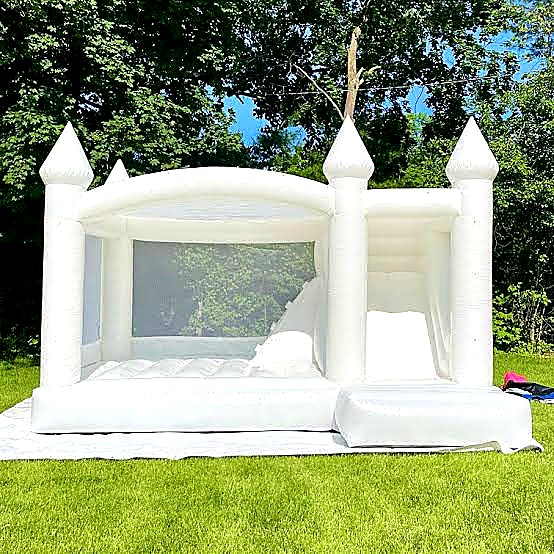 White Bouncing Castle with Balloons for Hire in Nairobi - view 4