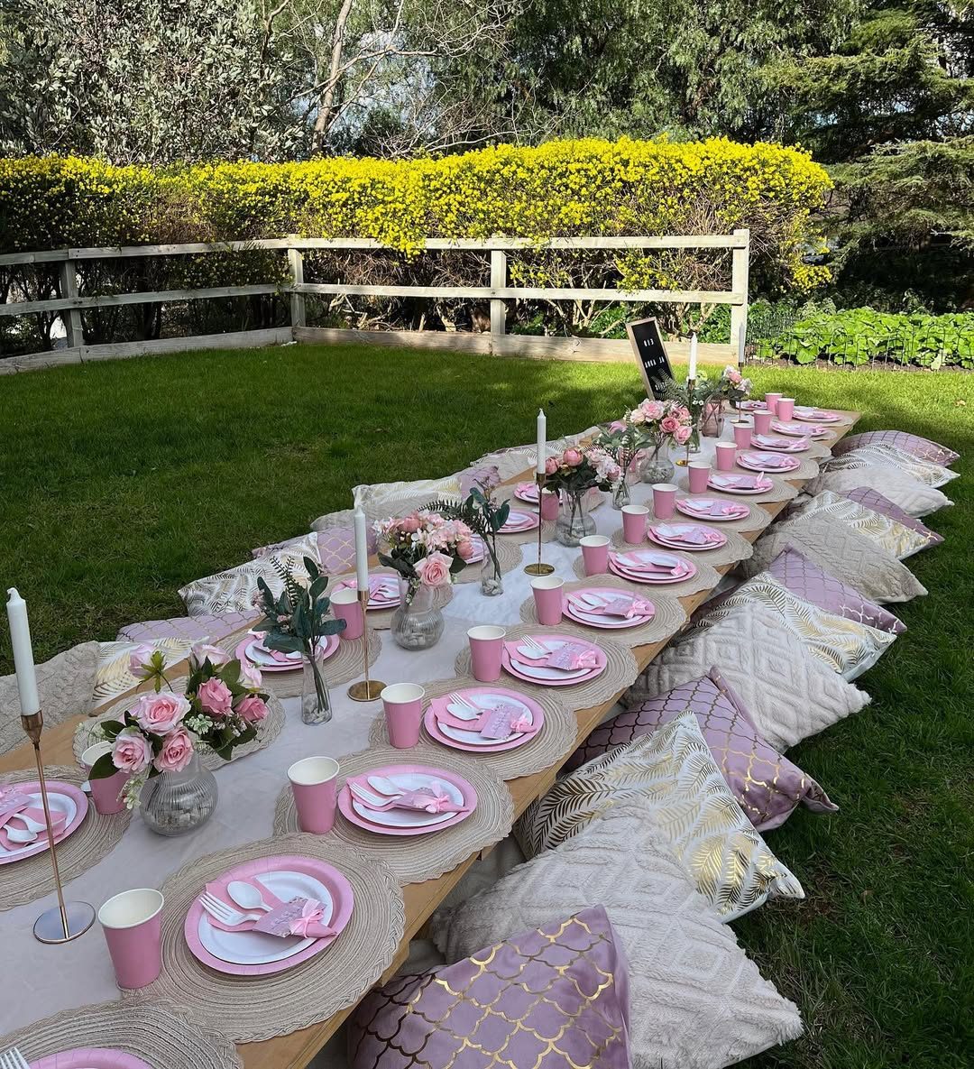 The Diamond Domination Low Tables & Pillows Kids Picnic Party - 30 Kids in Nairobi - view 3