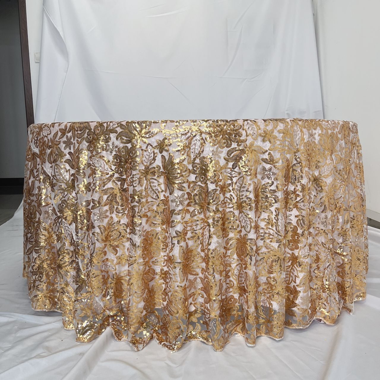 Dressed Round Table with Elegant Overlay for Hire in Nairobi - view 14