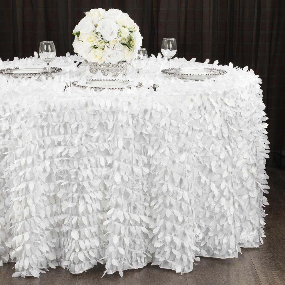 Dressed Round Table (Leaf Petal) for Hire in Nairobi - view 2