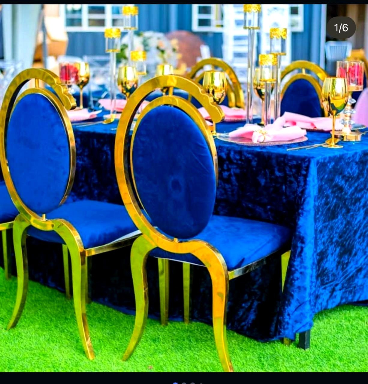 Dressed Wide Rectangular Table for Hire in Nairobi - view 5