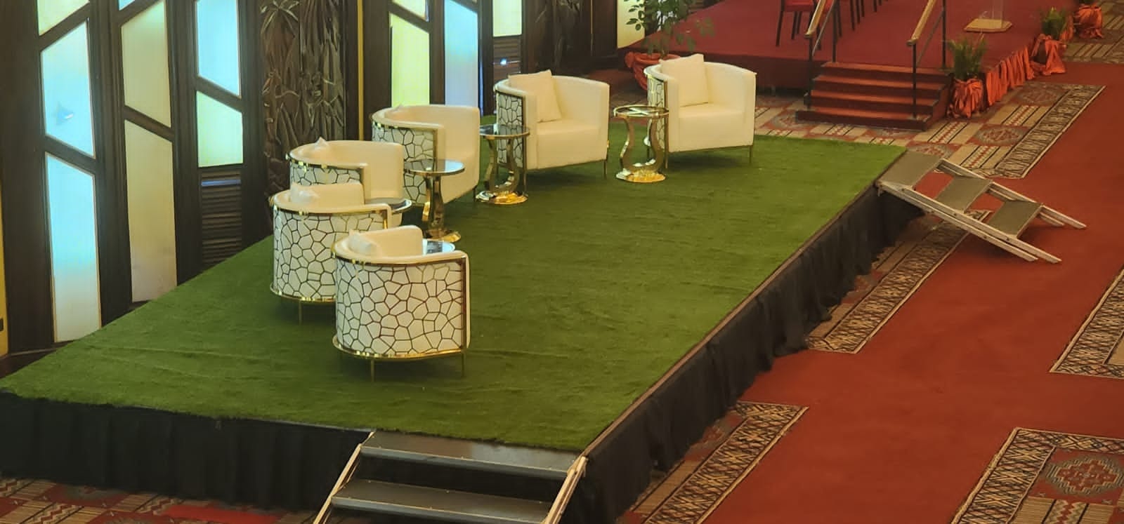 Lounge Sofa & Side Stools for Hire in Nairobi - view 4