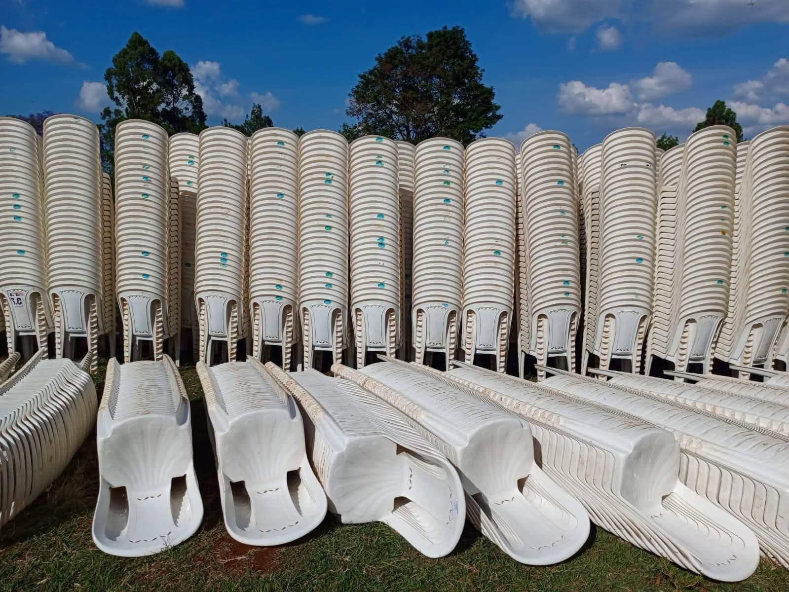 Plastic Chairs (Undressed) for Hire in Nairobi - view 5
