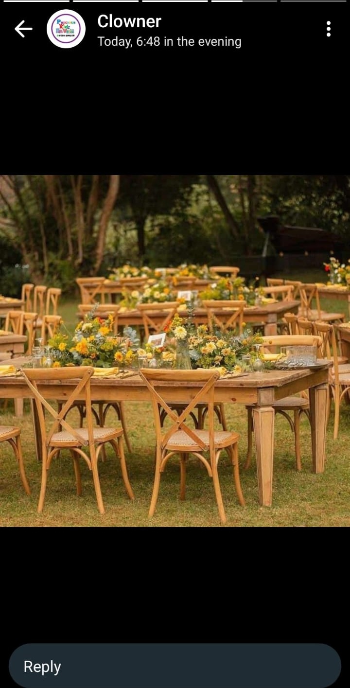 Rustic Elegant Table for Hire in Nairobi - view 11