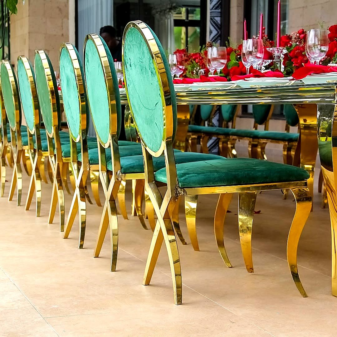 Wedding Stainless Steel Glass Table for Hire in Nairobi - view 10