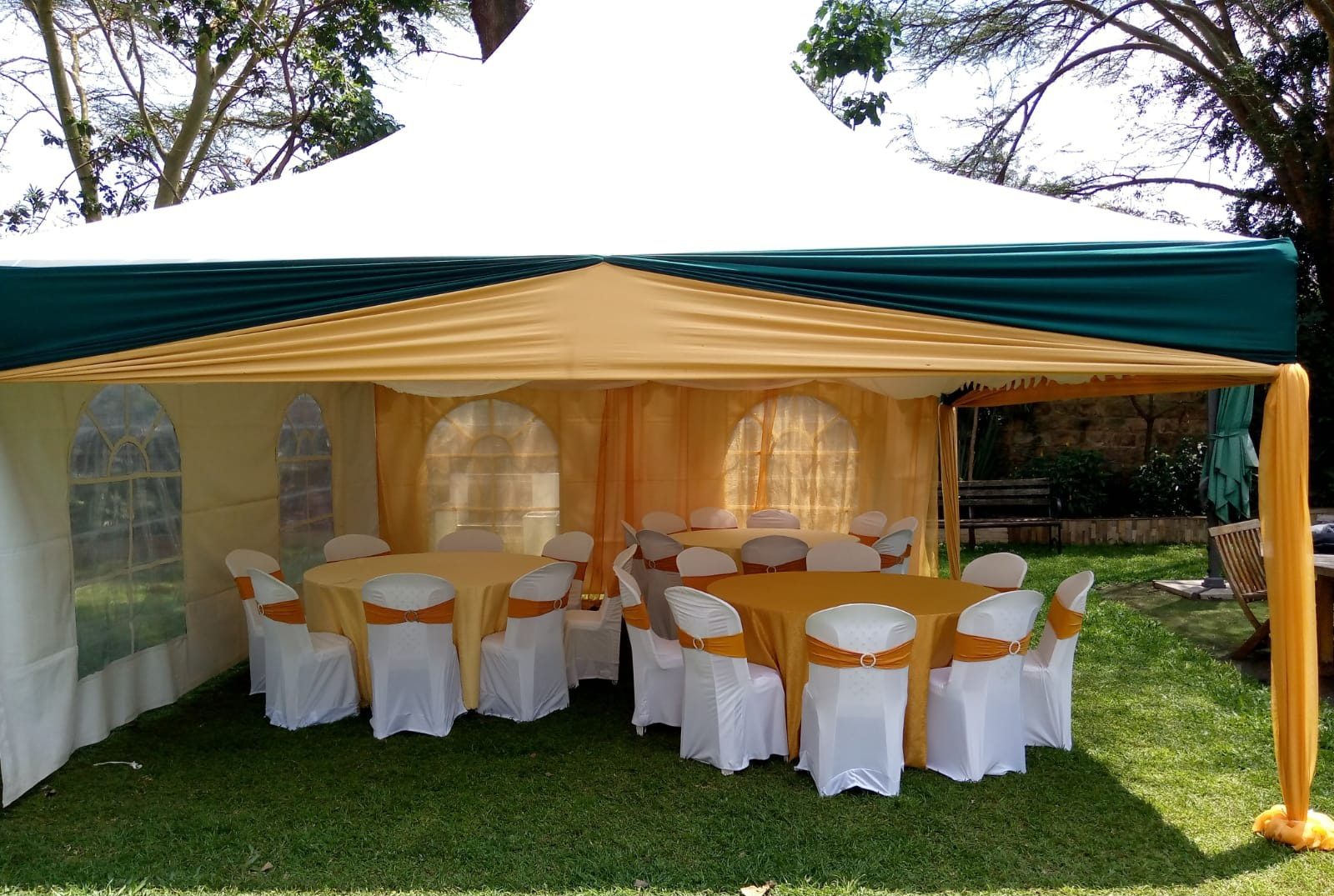 High Peak Draped Tent 6x6m for Hire in Nairobi - view 4