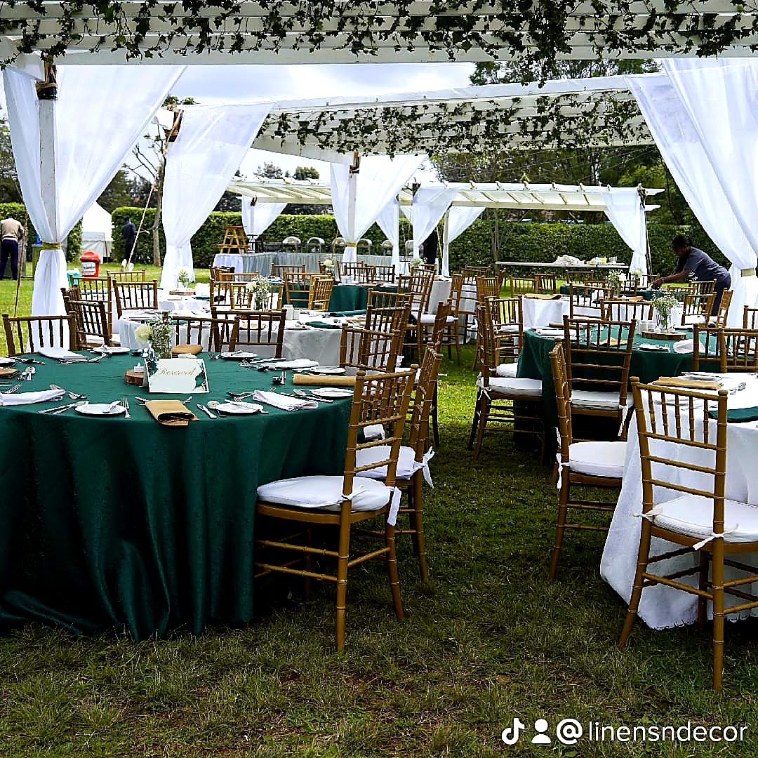Pagola Tent 6x6m with Greeneries for Hire in Nairobi - view 4