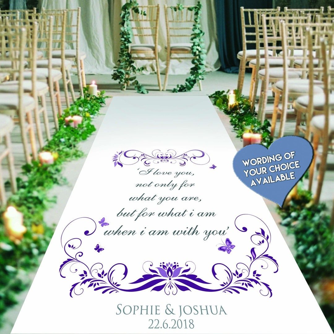 Personalised Ceremony Walkway &mdash; ceremony element for hire in Nairobi (4)