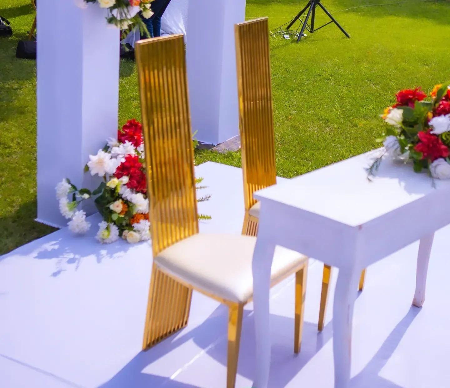 High-Back Officiant Chair for Hire &mdash; wedding item for hire in Nairobi