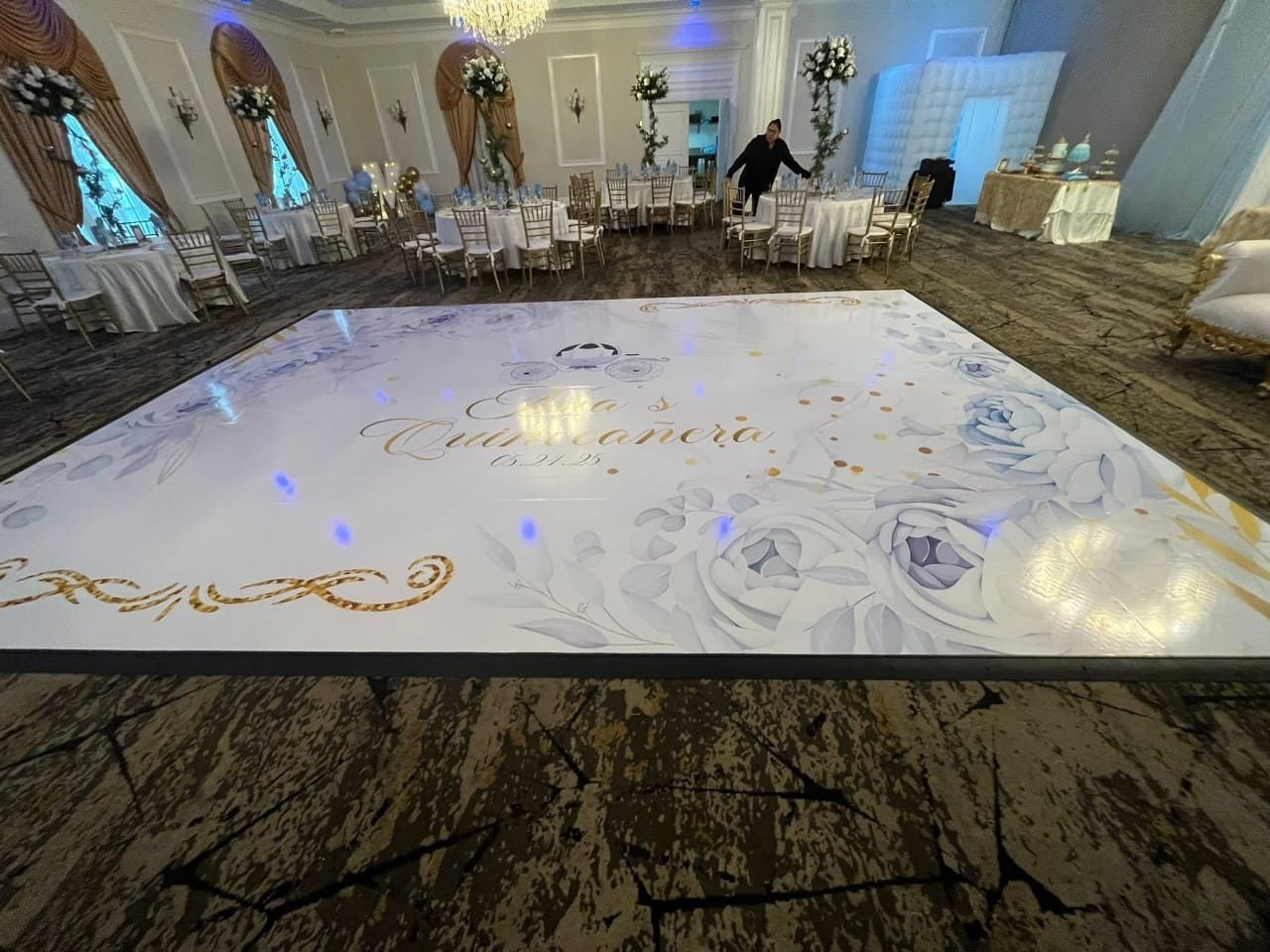 Customised Monogrammed Dance Floor for Hire &mdash; wedding item for hire in Nairobi (2)
