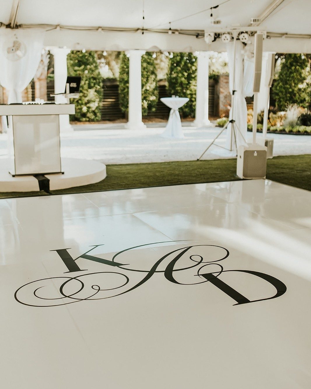 Customised Monogrammed Dance Floor for Hire &mdash; wedding item for hire in Nairobi (1)