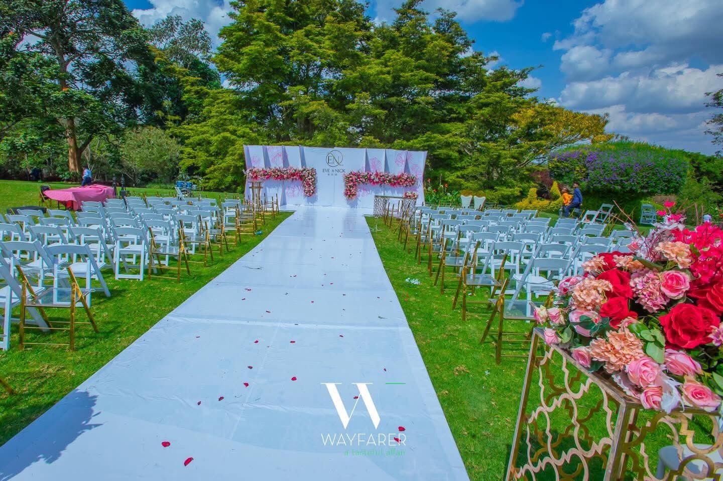Personalised Wedding Aisle Runner for Hire &mdash; wedding item for hire in Nairobi (2)