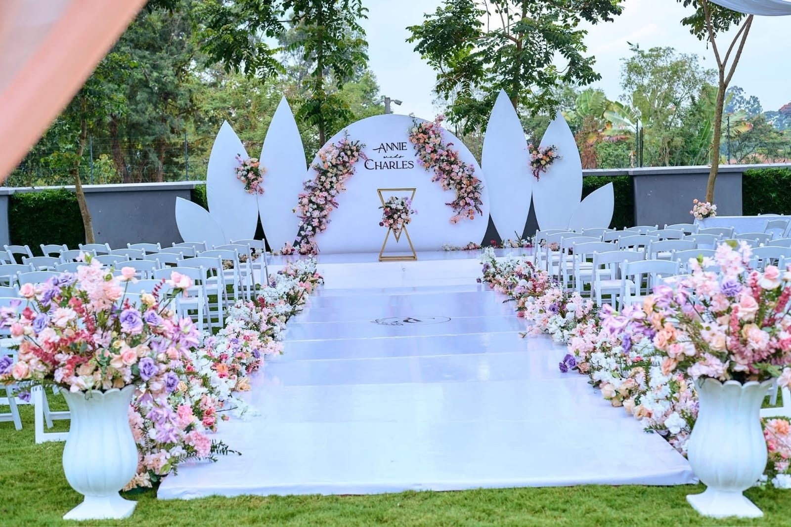 Personalised Wedding Aisle Runner for Hire &mdash; wedding item for hire in Nairobi (6)