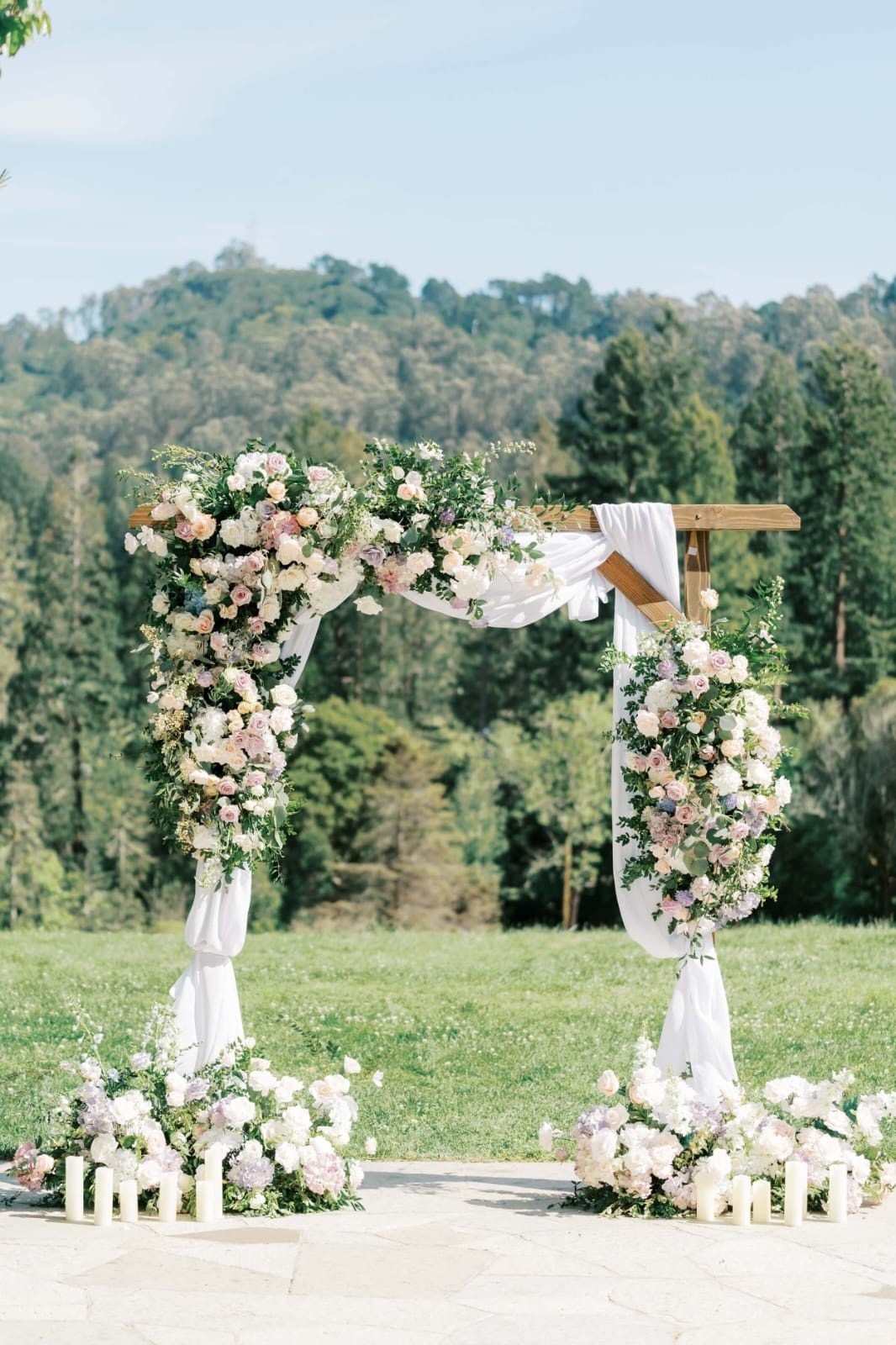 Rustic Wooden Wedding Arch for Hire (2m x 2m) &mdash; wedding item for hire in Nairobi (2)