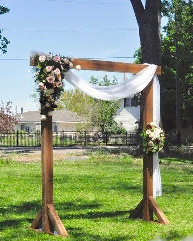 Rustic Wooden Wedding Arch for Hire (2m x 2m) &mdash; wedding item for hire in Nairobi (5)