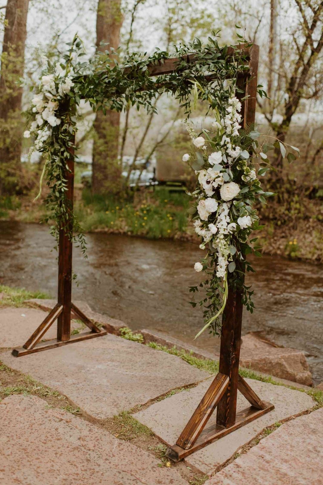 Rustic Wooden Wedding Arch for Hire (2m x 2m) &mdash; wedding item for hire in Nairobi (1)