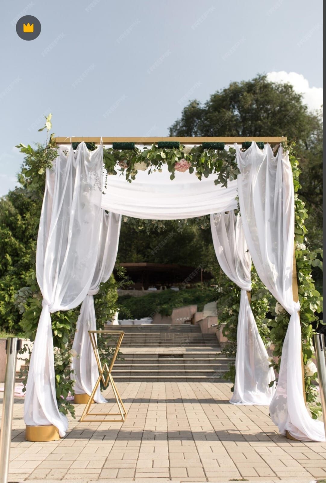 Sacred Space / Chuppah &mdash; ceremony element for hire in Nairobi (3)