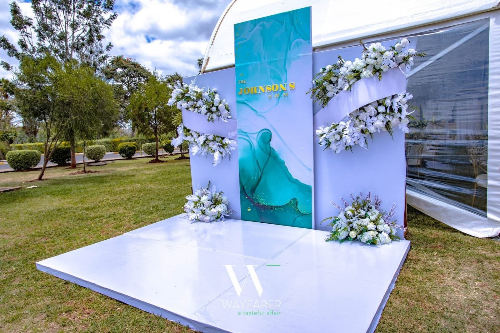 Show-Stopper High Table Backdrop for Hire &mdash; wedding item for hire in Nairobi (3)