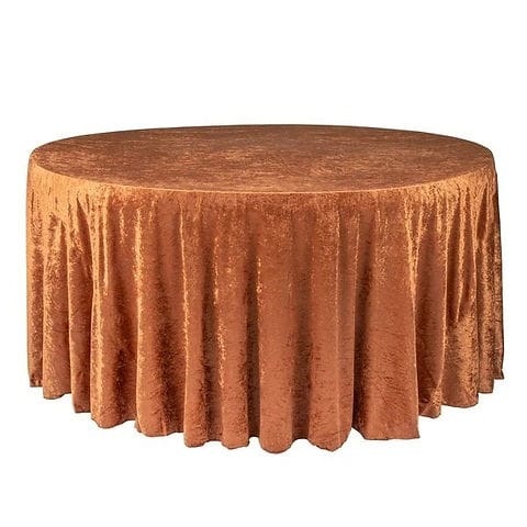 Velvet-Dressed Round Table for Hire (8-Seater) &mdash; wedding item for hire in Nairobi (6)