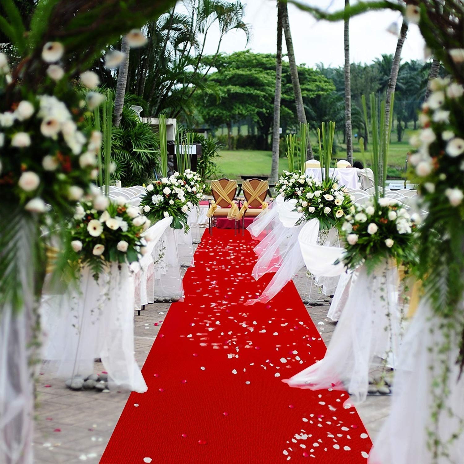 Walkway Side Flower Pillar for Hire &mdash; wedding item for hire in Nairobi (5)