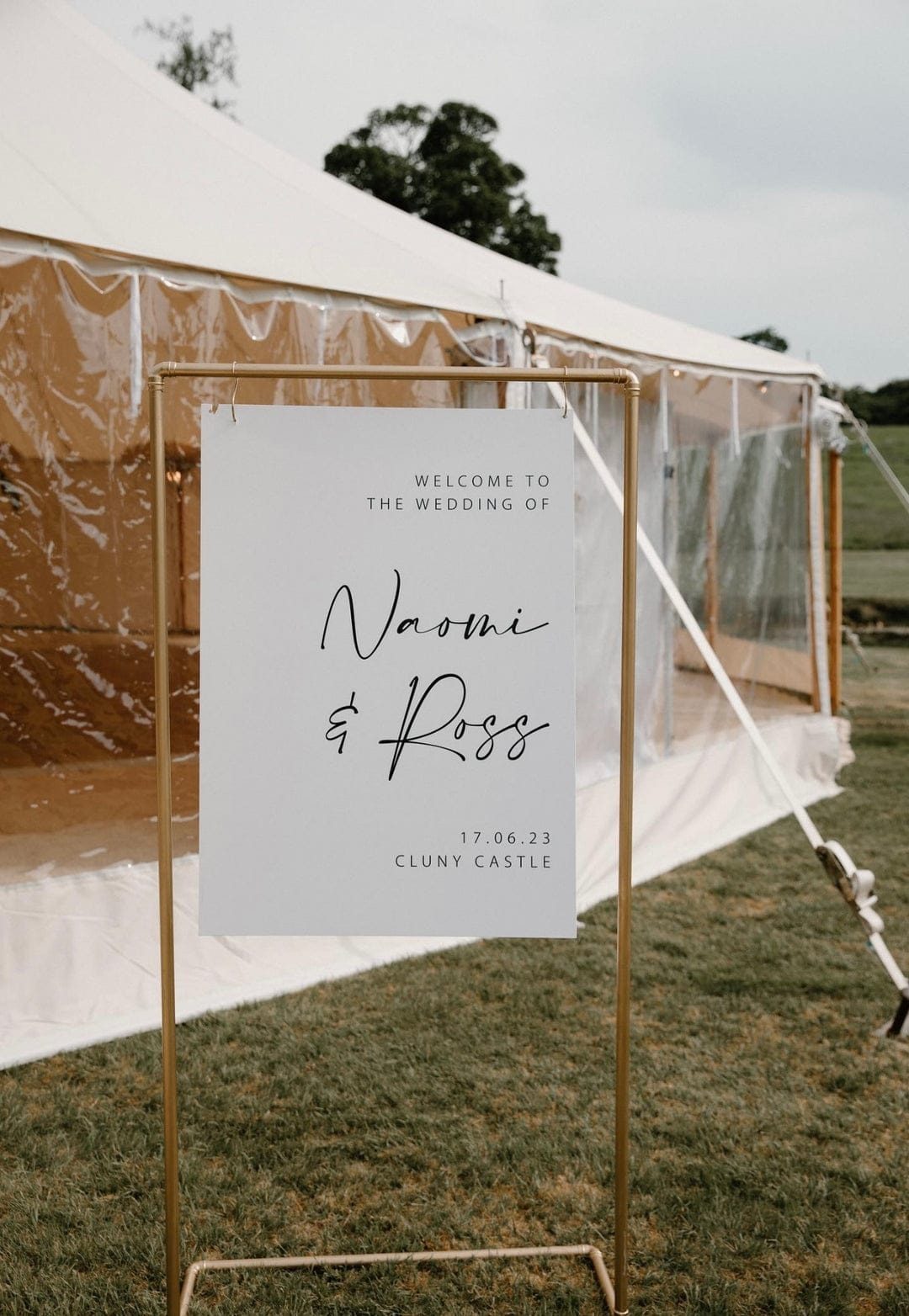 Printed Welcome Board for Hire &mdash; wedding item for hire in Nairobi (4)