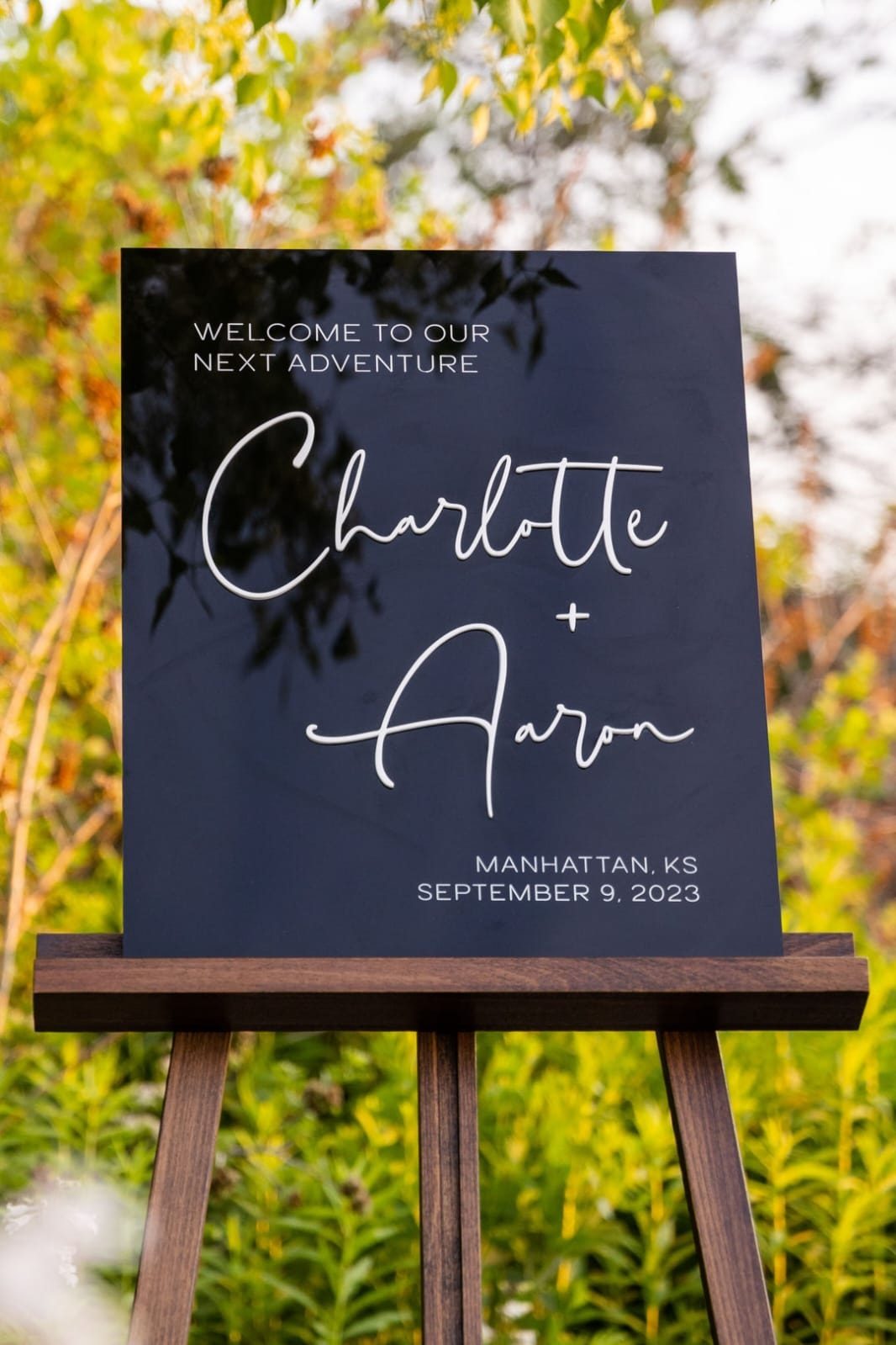 Printed Welcome Board for Hire &mdash; wedding item for hire in Nairobi (5)