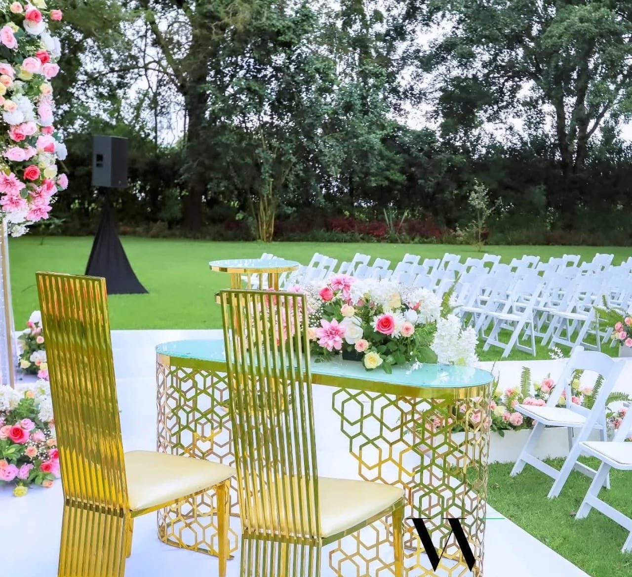 White Bridal Chair for Hire &mdash; wedding item for hire in Nairobi (1)