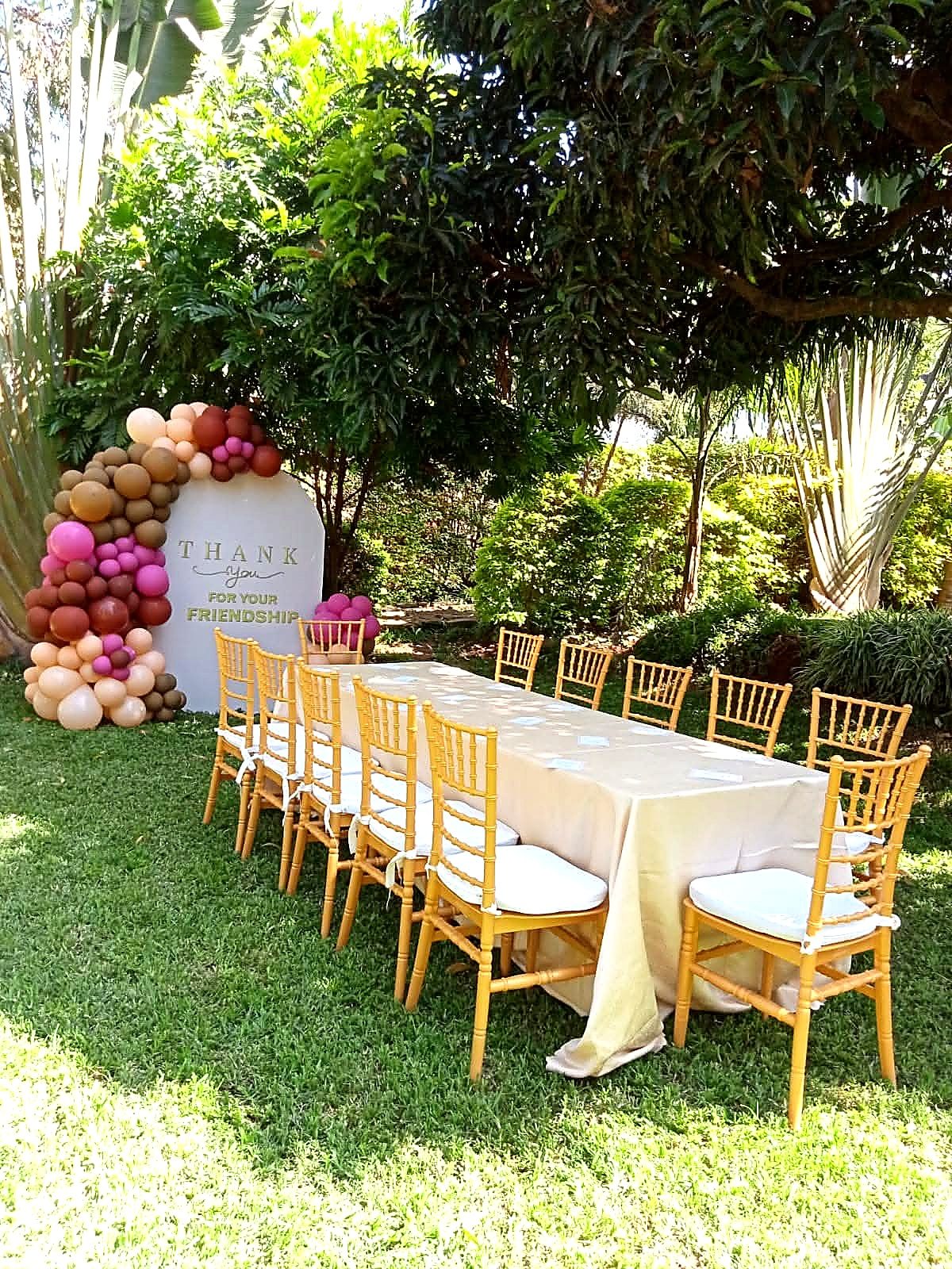 Wide Rectangular Table for Hire (10-Seater) &mdash; wedding item for hire in Nairobi (2)